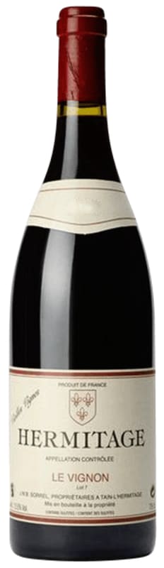 Jean-Michel Sorrel Hermitage Le Vignon Vieilles Vignes 2021 Front Bottle Shot