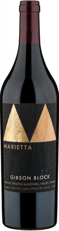 Marietta Cellars Gibson Block Syrah 2018 Front Bottle Shot