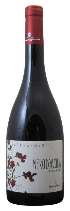 Caruso & Minini Naturalmente Bio Nero d'Avola 2020 Front Bottle Shot
