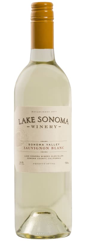 Lake Sonoma Winery Sauvignon Blanc 2018 Front Bottle Shot
