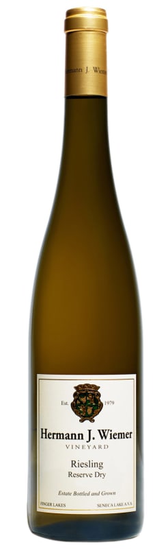 Hermann J. Wiemer Dry Reserve Riesling 2019 Front Bottle Shot