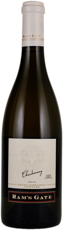 Ram's Gate Winery Green Acres Hill Vineyard Chardonnay 2014 Front Bottle Shot