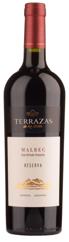 Terrazas de los Andes Reserva Malbec 2018 Front Bottle Shot