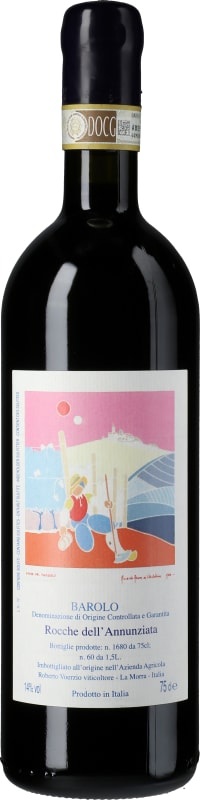 Roberto Voerzio Barolo Rocche dell'Annunziata 2017 Front Bottle Shot