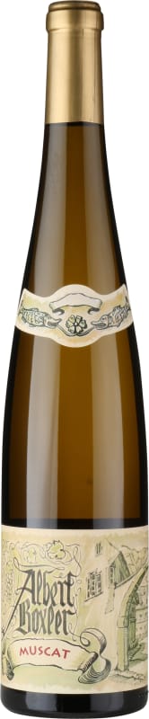 Albert Boxler Muscat 2017 Front Bottle Shot