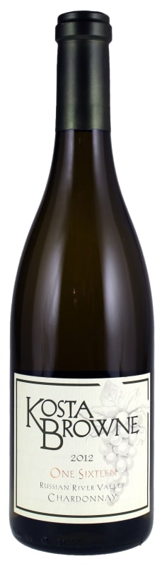 Kosta Browne One Sixteen Chardonnay 2012 Front Bottle Shot
