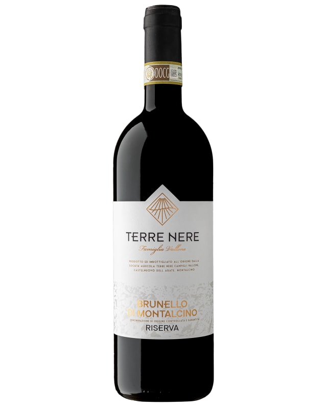Terre Nere Campigli Vallone Brunello di Montalcino Riserva 2019 Front Bottle Shot