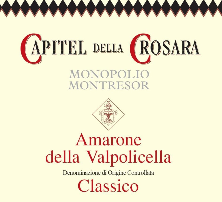 Domenico De Bertiol Capitel della Crosara Amarone della Valpolicella Classico 2008 Front Label