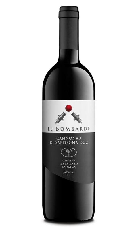 Cantina Santa Maria La Palma Le Bombarde Cannonau di Sardegna 2018 Front Bottle Shot