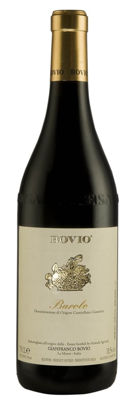 Bovio Barolo 2020 Front Bottle Shot