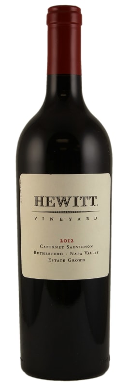 Hewitt Vineyard Cabernet Sauvignon (torn labels) 2012 Front Bottle Shot