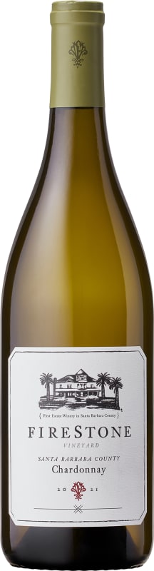 Firestone Chardonnay 2021 Front Bottle Shot