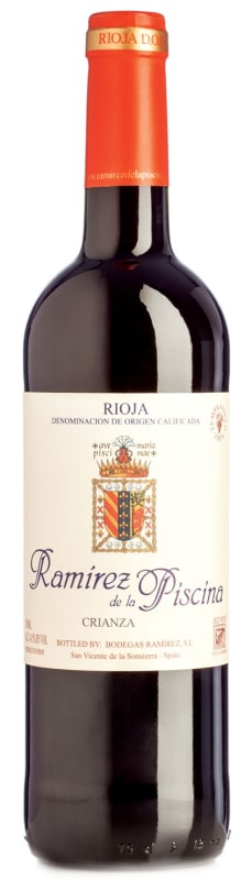 Bodegas Ramirez de la Piscina Crianza 2018 Front Bottle Shot