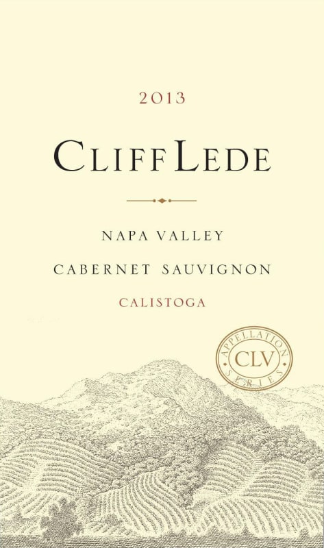 Cliff Lede Calistoga Cabernet Sauvignon 2013 Front Label