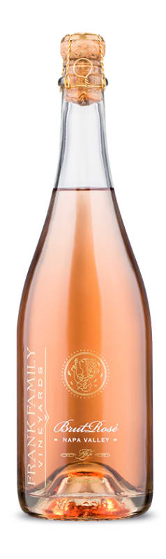 Frank Family Vineyards Brut Rose 2015 Front Bottle Shot