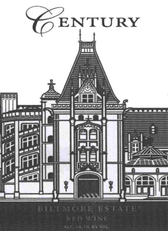 Biltmore Estate Century Red Front Label