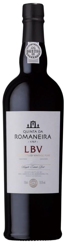 Quinta da Romaneira Late Bottled Vintage Port 2019 Front Bottle Shot
