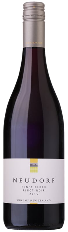 Neudorf Tom's Block Pinot Noir 2015 Front Bottle Shot