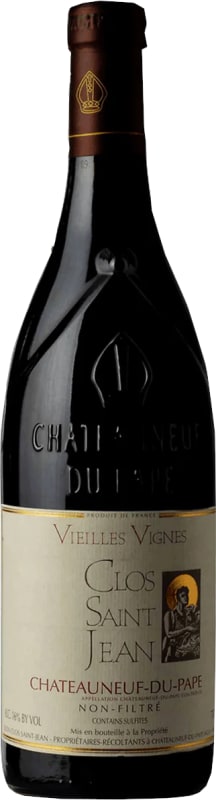 Clos Saint Jean Chateauneuf-du-Pape Vieilles Vignes 2022 Front Bottle Shot