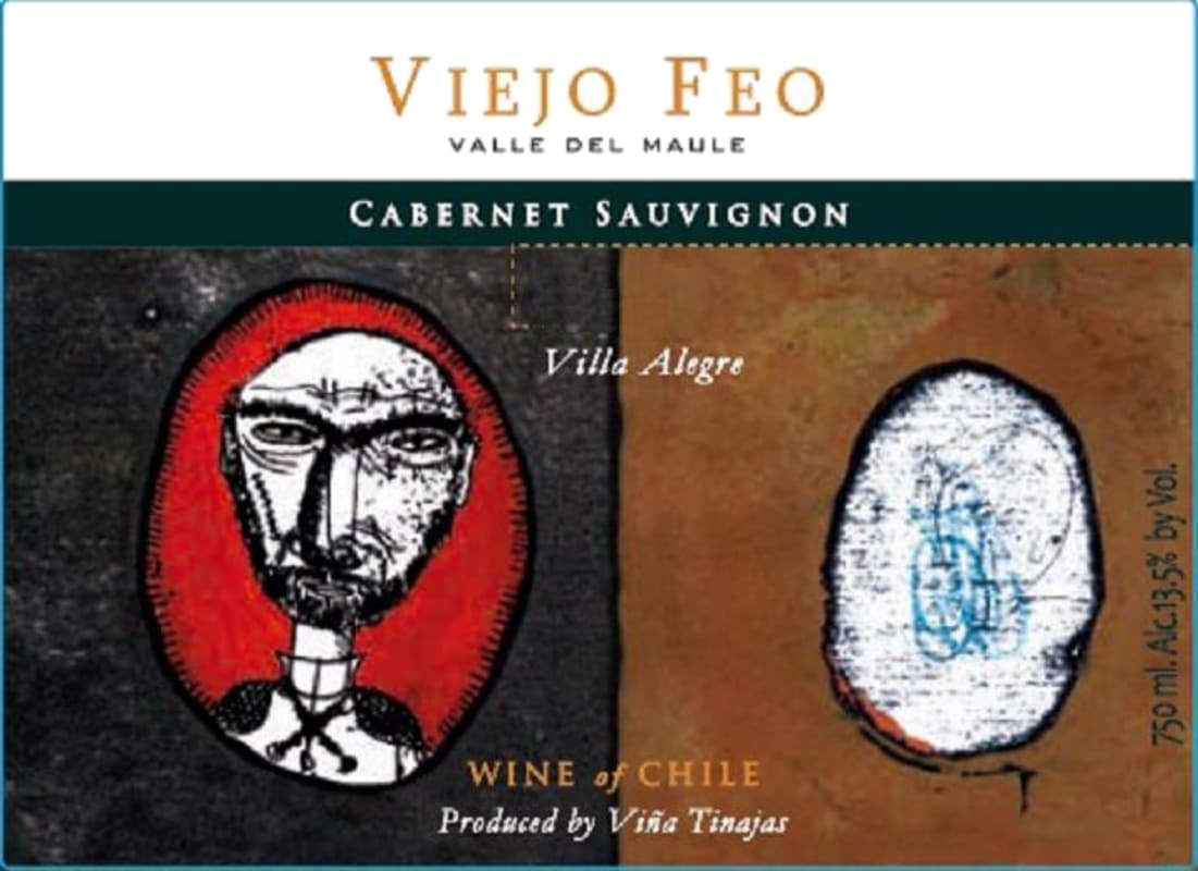 Vina Tinajas del Maule Viejo Feo Cabernet Sauvignon 2019 Front Label
