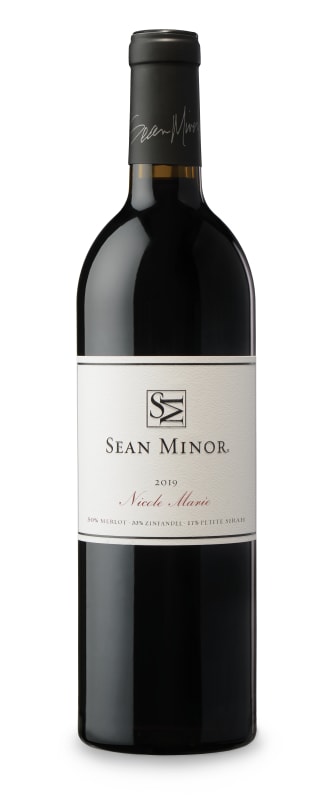 Sean Minor Nicole Marie Red Blend 2019 Front Bottle Shot