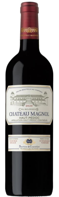 Barton & Guestier Chateau Magnol Cru Bourgeois 2020 Front Bottle Shot