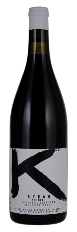 K Vintners The Deal Syrah 2016 Front Bottle Shot