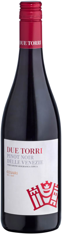 DueTorri Pinot Noir 2020 Front Bottle Shot