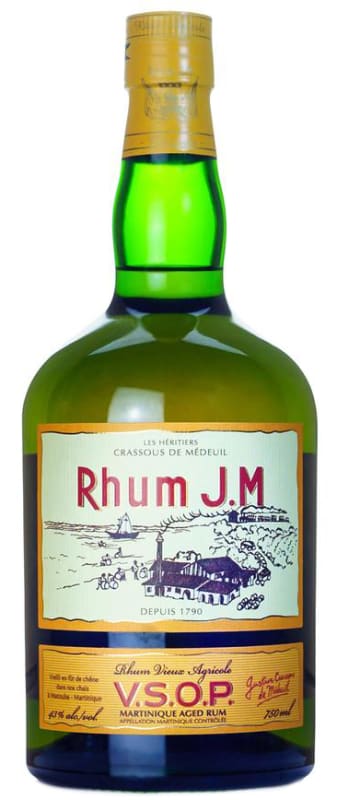 Rhum J.M. VSOP Rum (700ML) Front Bottle Shot