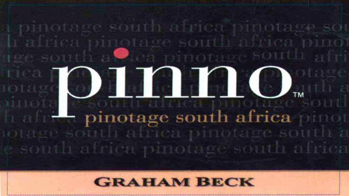 Graham Beck Robertson Pinno Pinotage 2005 Front Label
