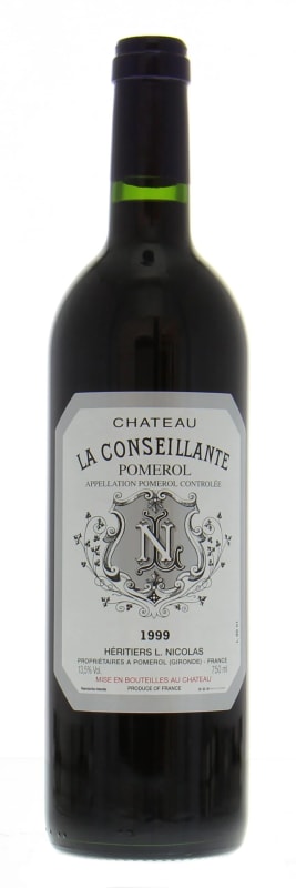 Chateau La Conseillante 1999 Front Bottle Shot