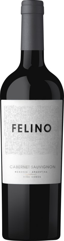 Vina Cobos Felino Cabernet Sauvignon 2021 Front Bottle Shot