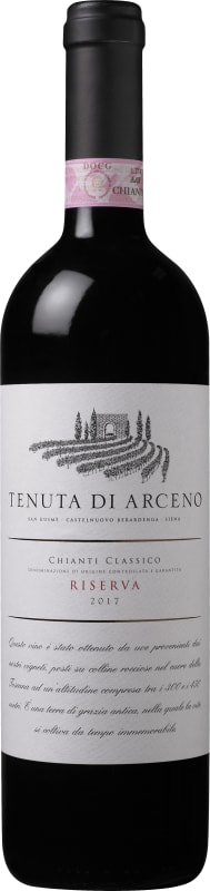Tenuta di Arceno Chianti Classico Riserva 2017 Front Bottle Shot