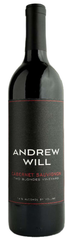 Andrew Will Winery Two Blondes Cabernet Sauvignon 2022 Front Bottle Shot