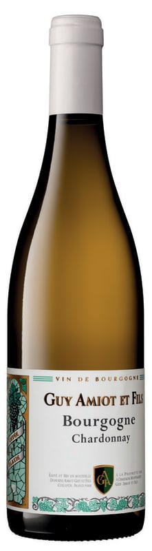 Guy Amiot Bourgogne Blanc Cuvee Flavie 2023 Front Bottle Shot