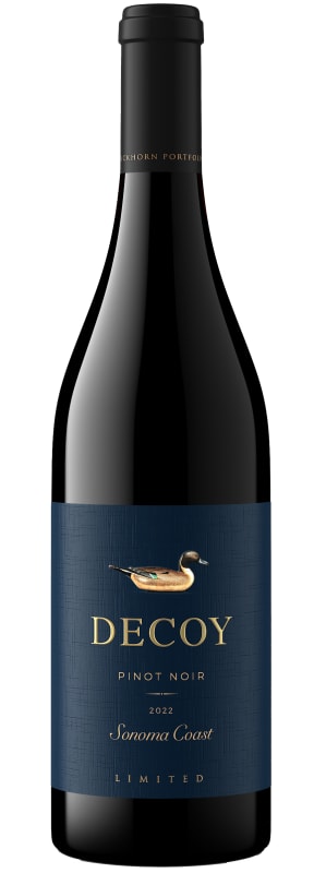 Decoy Limited Sonoma Coast Pinot Noir 2022 Front Bottle Shot