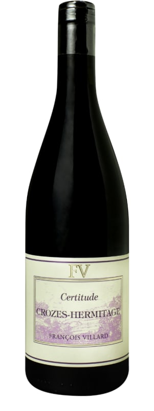 Francois Villard Crozes-Hermitage Certitude 2021 Front Bottle Shot