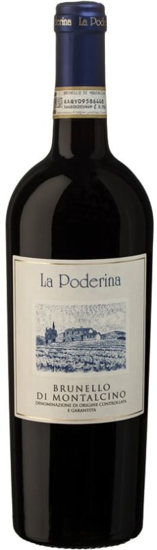 La Poderina Brunello di Montalcino 2012 Front Bottle Shot