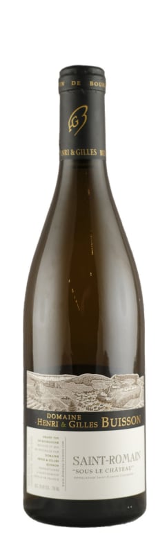 Henri & Gilles Buisson Saint-Romain Sous le Chateau Blanc 2018 Front Bottle Shot