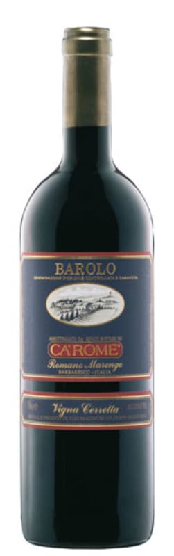 Ca' Rome Barolo Vigna Cerretta 2014 Front Bottle Shot