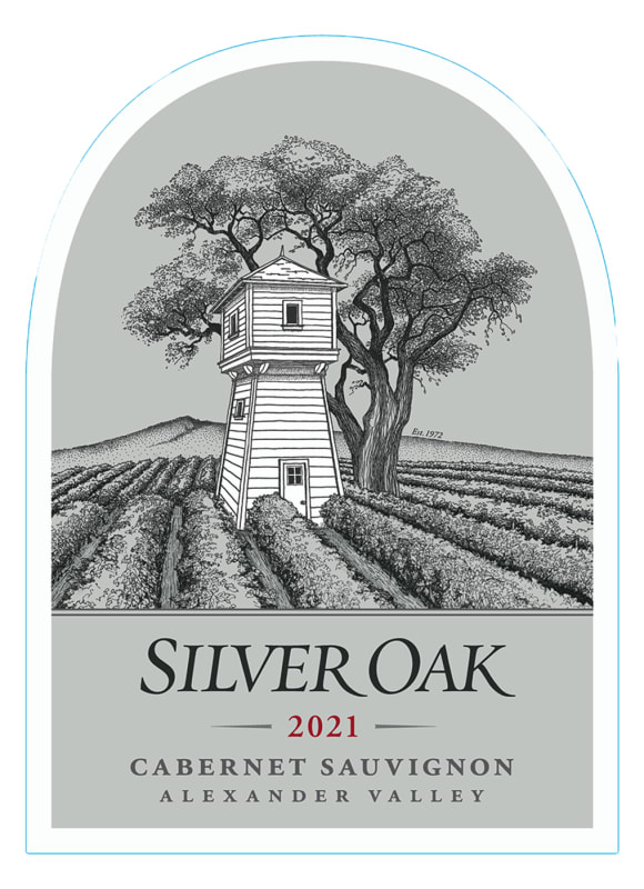 Silver Oak Alexander Valley Cabernet Sauvignon (3 Liter Bottle) 2021 Front Label