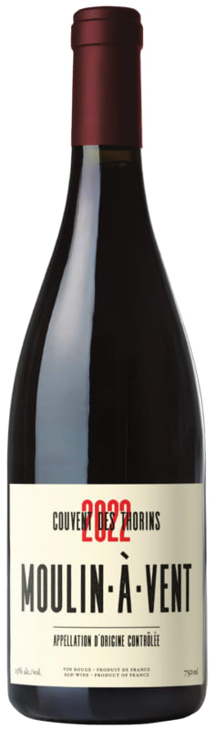 Chateau du Moulin-a-Vent Couvent des Thorins 2022 Front Bottle Shot