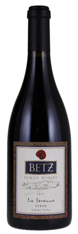 Betz Family Winery La Serenne Syrah 2011 Front Bottle Shot