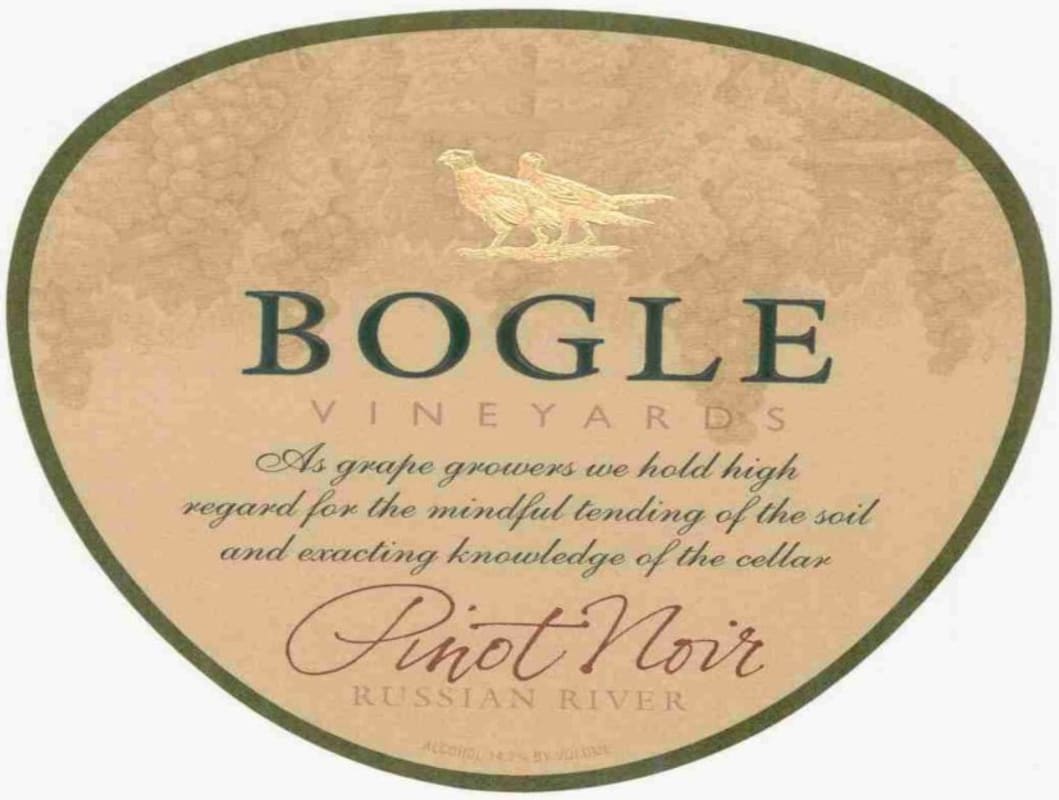 Bogle Pinot Noir 2004 Front Label