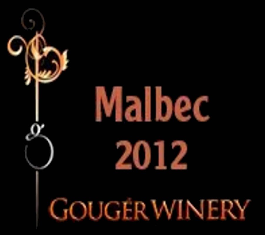 Gouger Cellars and Winery Malbec 2012 Front Label