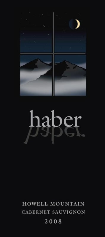 Haber Family Vineyards Howell Mountain Cabernet Sauvignon 2008 Front Label
