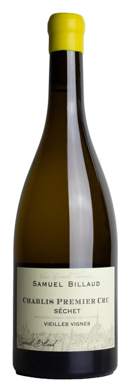 Samuel Billaud Chablis Sechet Vieilles Vignes Premier Cru 2023 Front Bottle Shot