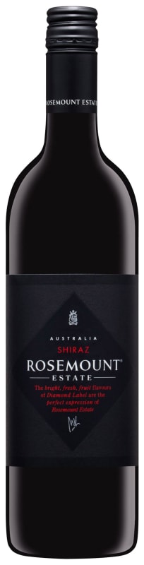 Rosemount Diamond Shiraz 2016 Front Bottle Shot