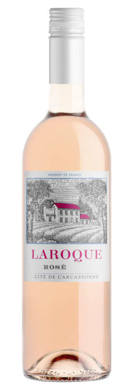 Domaine Laroque Cite de Carcassonne Rose 2022 Front Bottle Shot