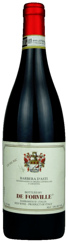 De Forville Barbera d'Asti Cascina Buc 2018 Front Bottle Shot